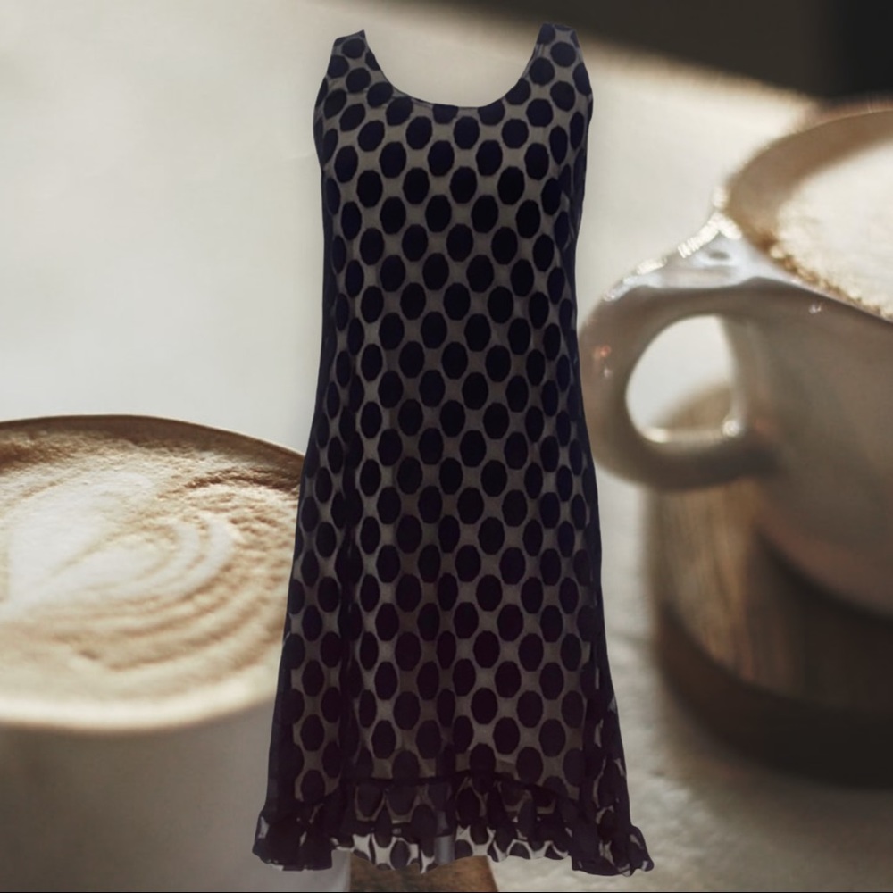 INC polka dot dress size M